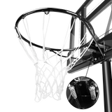 Tabela de basquete de parede quadro transparente de 110x74cm com aro e rede Pista e Campo