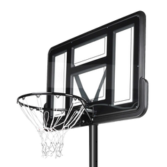 Tabela de basquete adulto móvel com poste, tabela de acrílico e aro Velden