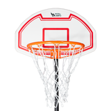 Tabela de basquete infantil juvenil móvel com poste, tabela plástica e aro Velden