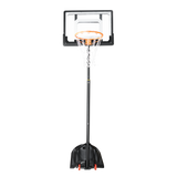 Tabela de basquete infantil juvenil móvel com poste, tabela transparente e aro Velden