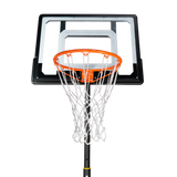 Tabela de basquete infantil juvenil móvel com poste, tabela transparente e aro Velden