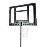 Tabela de basquete infantil juvenil móvel com poste, tabela transparente e aro Velden