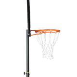 Tabela de basquete infantil juvenil móvel com poste, tabela transparente e aro Velden