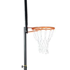 Tabela de basquete infantil juvenil móvel com poste, tabela transparente e aro Velden