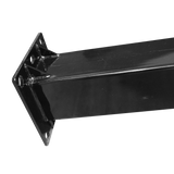 Poste fixo com tabela transparente, aro e rede de basquete oficial adulto premium Velden