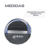 Bolsa para transporte de até 12 arcos bambolês de até 90cm Gracios