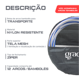 Bolsa para transporte de até 12 arcos bambolês de até 90cm Gracios