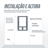Tabela de basquete adulto de parede modelo Fly ajustável Pista e Campo