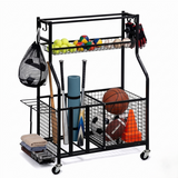 Organizador de Equipamentos Esportivos Expositor de Bolas Multiuso Velden