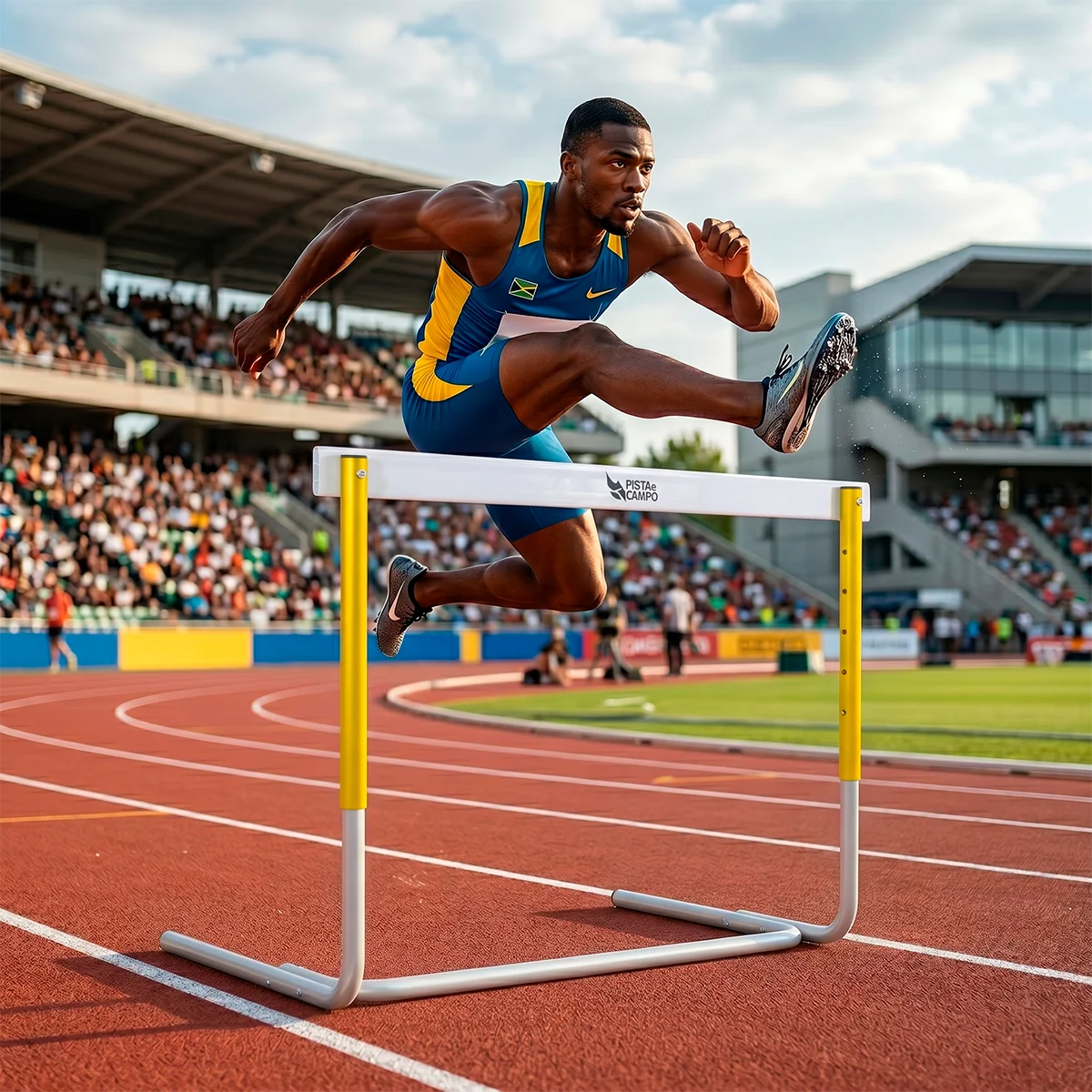 Barreira de atletismo de aço para treinamento Pista e Campo