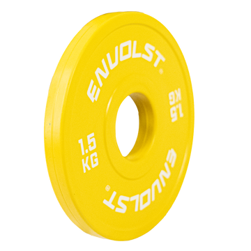 Anilha Olímpica Fracionada Bumper 1,5 kg Envolst