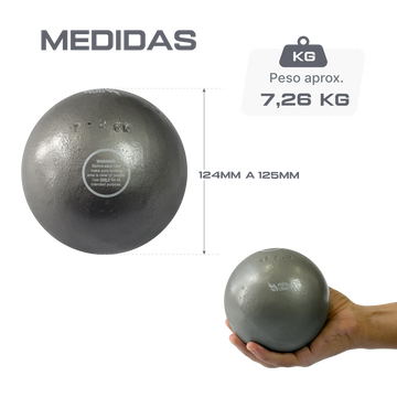 Peso de ferro 7,26kg Pista e Campo