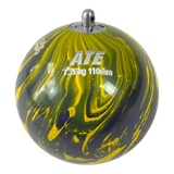 Martelo de atletismo de aço 7,26Kg 110mm ATE Pintura Especial Brasil WA-IAAF - com cabo e empunhadura