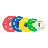 KIT Anilhas Olímpicas Fracionadas em Borracha Competição Envolst - 15Kg