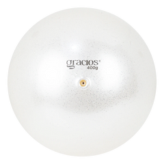 Bola Ginástica Rítmica Oficial 400g Glitter Gracios - Roxo