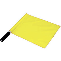 Bandeira de árbitro com cabo de PVC Pista e Campo