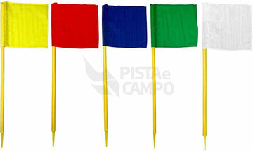 Bandeirolas plásticas multiuso alta Pista e Campo - cnj com 5 und (1-5)