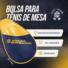 Capa bolsa para 1 raquete de tênis de mesa Giant Dragon