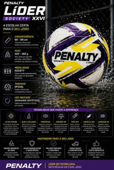 Bola de futebol society Penalty Líder