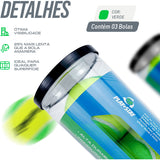 Bolinha bola de tênis de campo estágio 1 verde Loire - tubo com 3 und