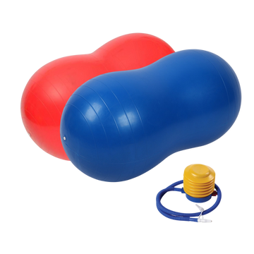 Bola Feijão Peanut Ball 90x45cm Envolst — Azul e Vermelho