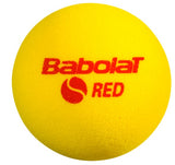Bolinha bola de tênis de campo de espuma iniciantes Babolat Red Foam - pacote com 3 und