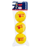 Bolinha bola de tênis de campo de espuma iniciantes Babolat Red Foam - pacote com 3 und