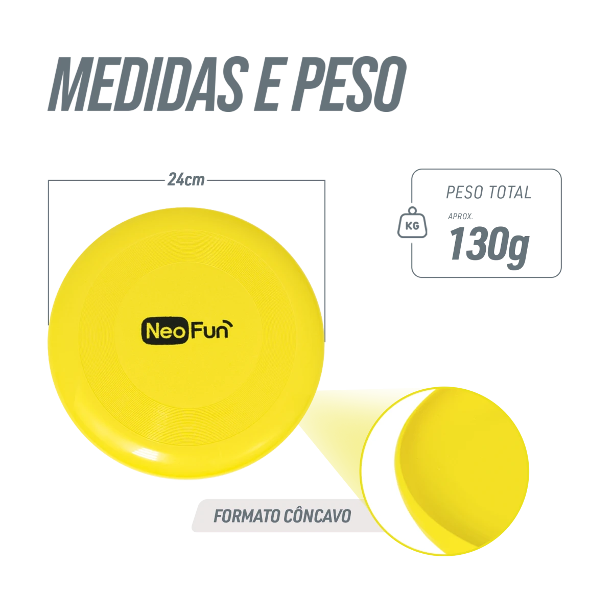 Frisbee de plástico para recreação Pista e Campo - Azul