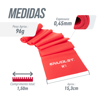 Faixa Elástica (Thera Band) Intensidade Média Envolst