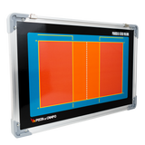 Quadro tático magnético de alumínio com acessórios 45x30 Pista e Campo - Voleibol