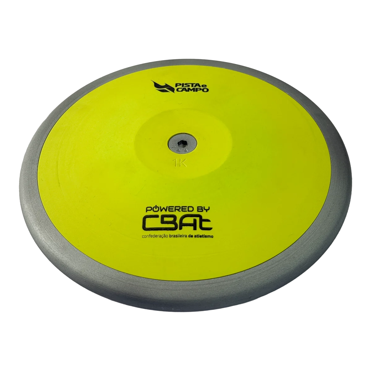 Disco de atletismo de aço e ABS 1Kg Powered by CBAt
