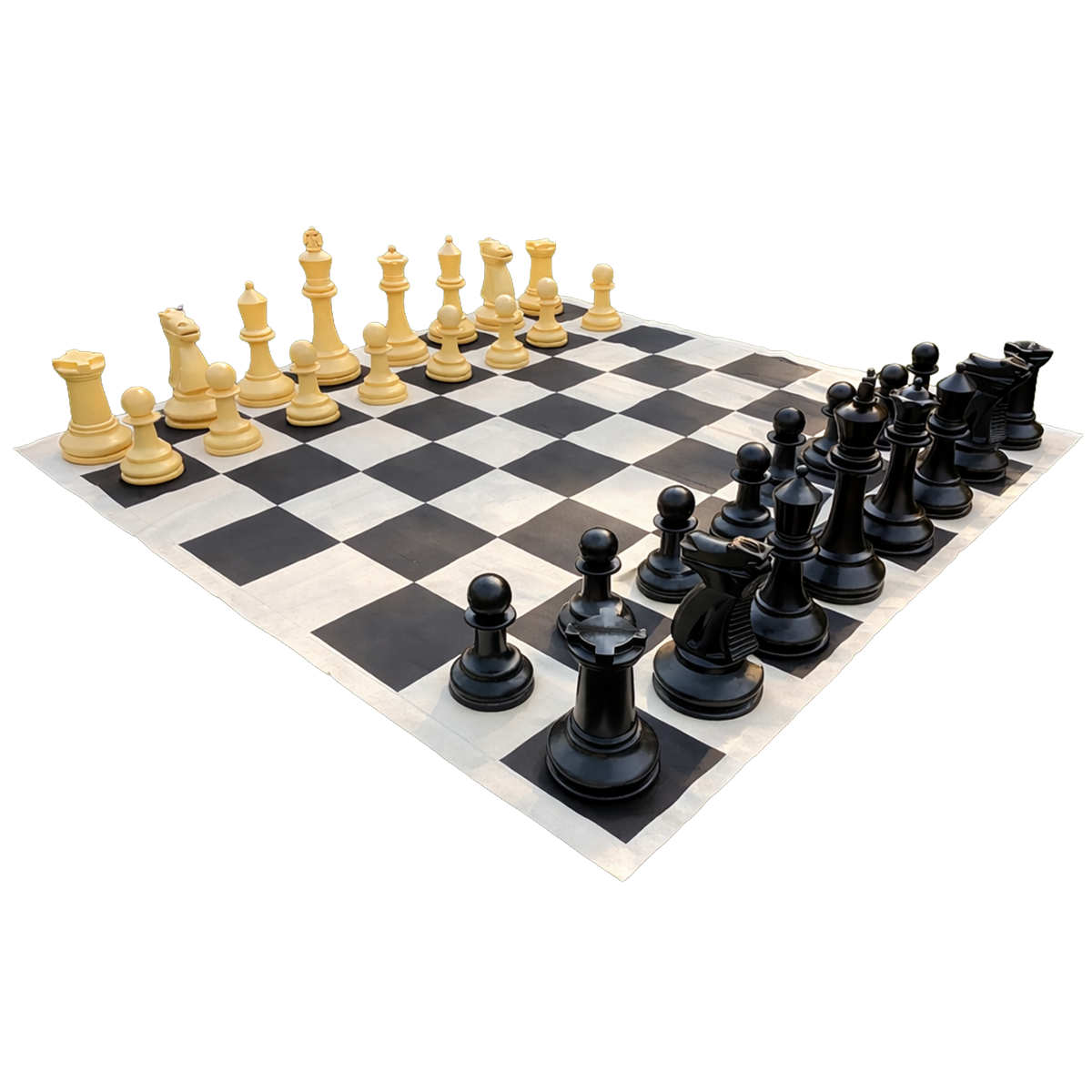 Jogo de peças para xadrez gigante rei com 63,5cm modelo premium NeoFun