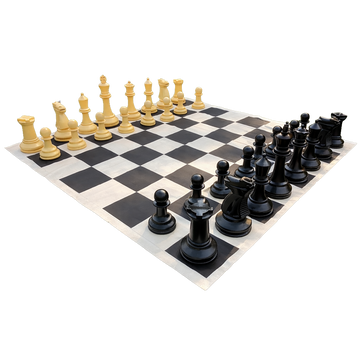 Jogo de peças para xadrez gigante rei com 63,5cm modelo premium NeoFun