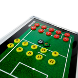 Quadro tático magnético de alumínio com acessórios 45x30 Pista e Campo - Futebol Society