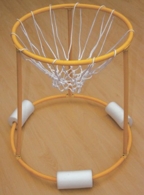 Cesta de PVC flutuante para basquetebol aquático Pista e Campo - par