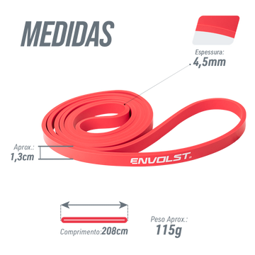 Elástico Super Band 1.3 Intensidade Extra Leve Envolst