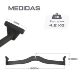 Kit Puxadores Anatômicos Revestido Musculação Envolst