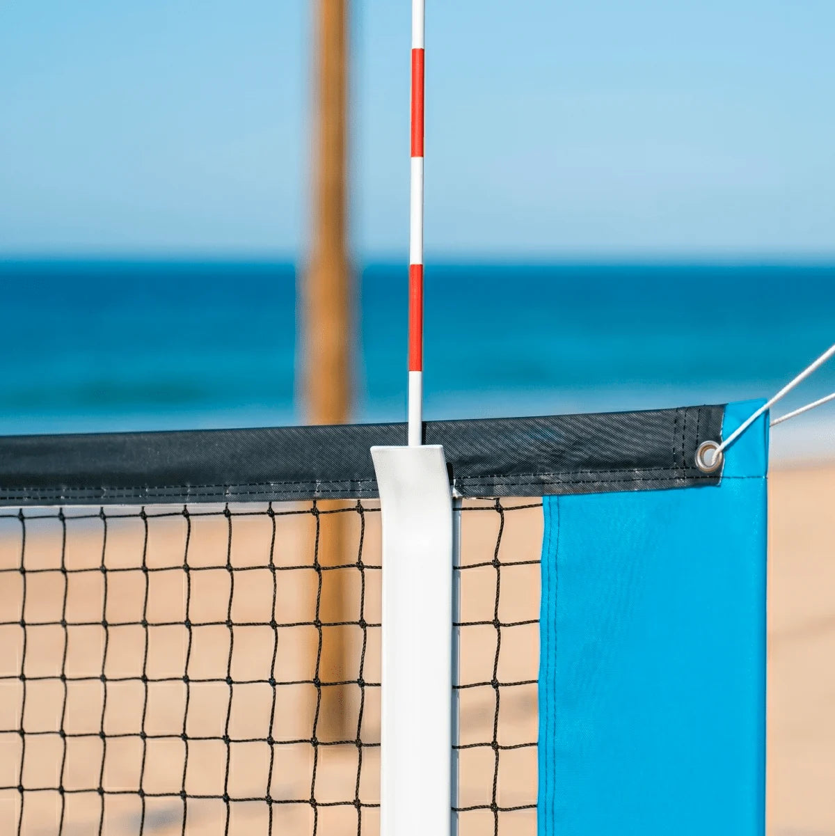 Antenas (par) de voleibol de fibra de vidro com faixas laterais + Bolsa/ Capa Velden