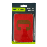 Bracelete braçadeira para capitão com velcro premium Velden - Amarelo