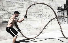 Corda naval preta torcida para treinamento funcional 38mm (masculino) Pista e Campo - preço por metro