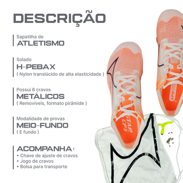 Sapatilha de Atletismo para Meio-fundo e Fundo Health