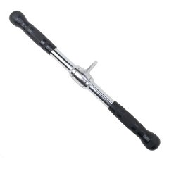 Puxador Barra Reta 50cm Pulley Cromado Maciço com Giro Envolst