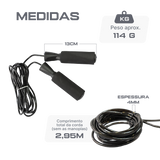 Corda de pular de PVC 6mm com rolamento Pista e Campo