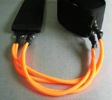 Cinto de tração duplo com quatro elásticos Pista e Campo