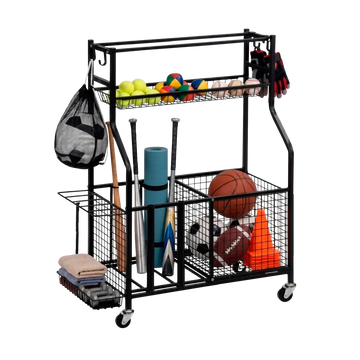 Organizador de Equipamentos Esportivos Expositor de Bolas Multiuso Velden
