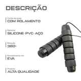 Corda de pular com rolamento 4mm 2,65m Envolst