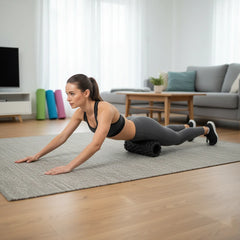 Rolo de Massagem e Liberação Miofascial Foam Roller Envolst - Preto