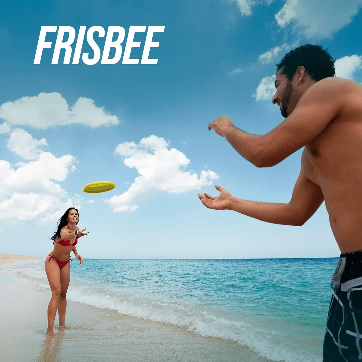 Frisbee de plástico para recreação Neofun - Verde