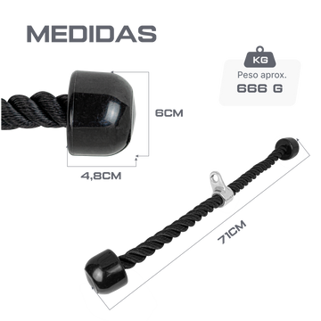 Puxador Corda Crossover Profissional Envolst