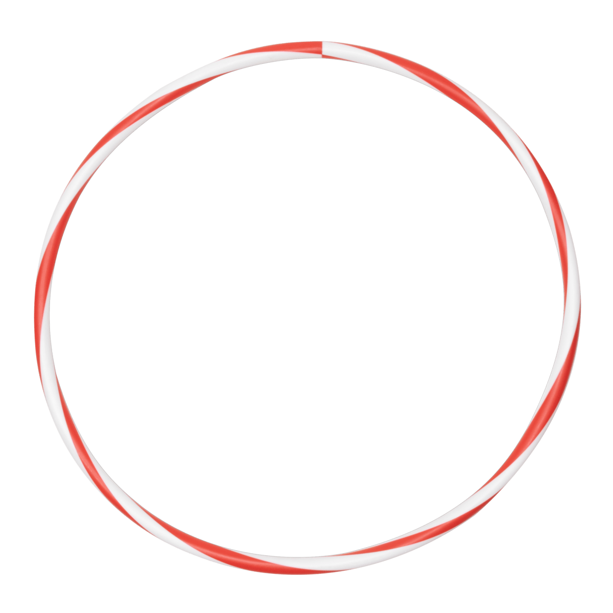 Arco de ginástica rítmica bambolê em espiral 90cm de diâmetro Gracios - Azul e Branco